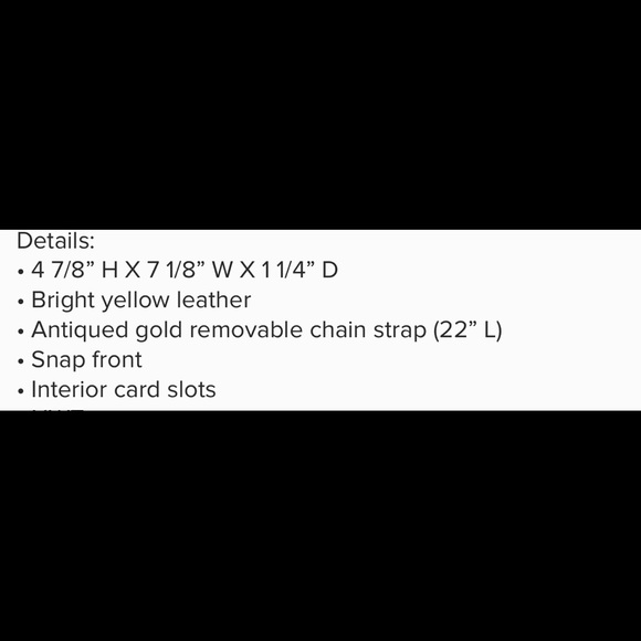 J Crew - Bright Yellow Mini 💛Cross Body Bag - Picture 4 of 4